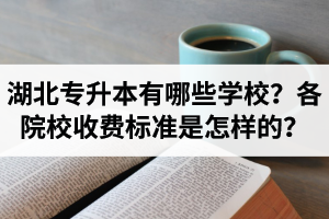 湖北專升本有哪些學校？各院校收費標準是怎樣的？