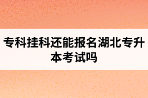 ?？茠炜七€能報(bào)名湖北專升本考試嗎？在哪里能獲取最新的專升本資訊？