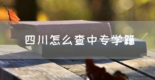 四川怎么查中專學(xué)籍？(圖1)