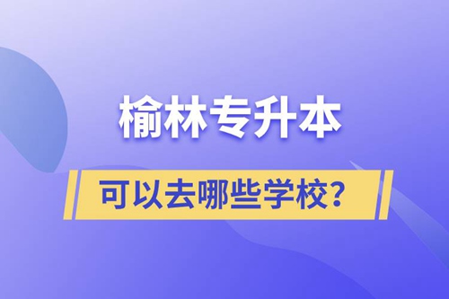 榆林專升本可以去哪些學(xué)校？