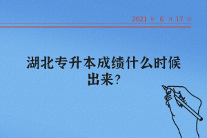 湖北統(tǒng)招專升本怎么查詢自己的成績？