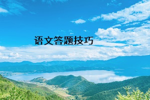 語文答題技巧