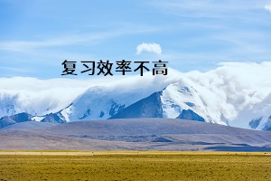 復(fù)習(xí)效率不高